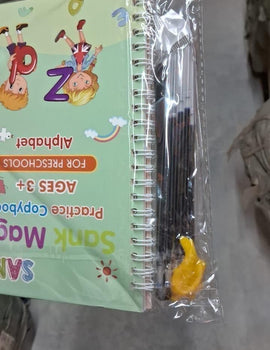 Sank Magic Practice Copybook (4 BOOKS,1 PEN,1 GRIP,10 REFILL) Pack of 1