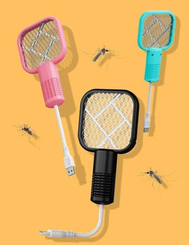 Mini Mosquito Killer Racquet Lamp 2 in 1
