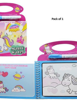 Cartoon Theme Reusable Magic Doodle Pen Water Painting Book