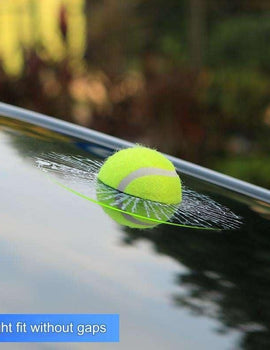 3D Broken Glass Football Car Sticker