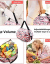 Two Pieces Foldable Shopping Bag