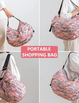 Two Pieces Foldable Shopping Bag