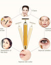 24K Gold Energy Beauty Bar Electric Facial Massage Roller