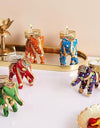 Rajasthani Elephant Tea Light Candle Holder (Pack of 4)